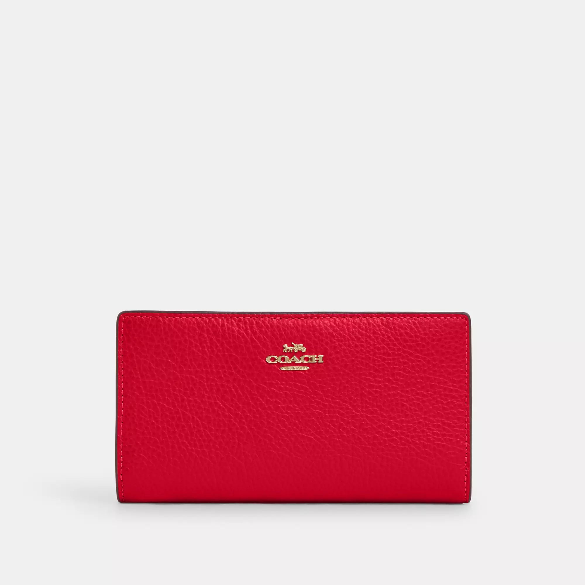 Coach Outlet Slim Zip Wallet In Colorblock Signature Canvas