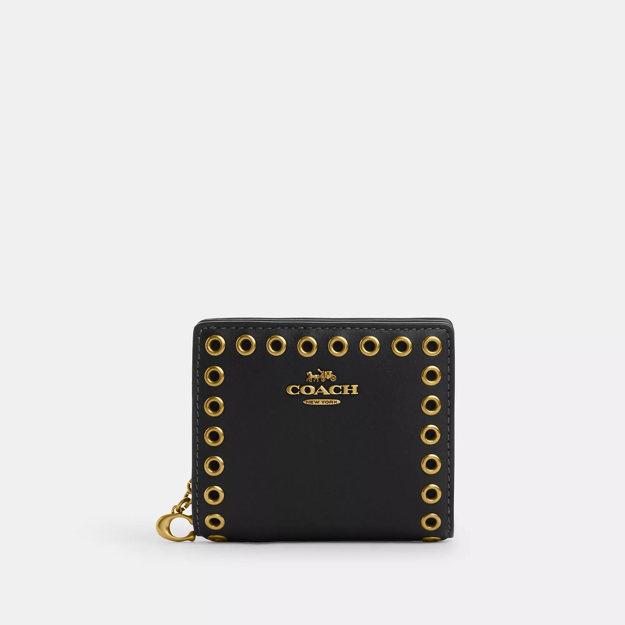 Coach Outlet Snap Wallet With Grommets