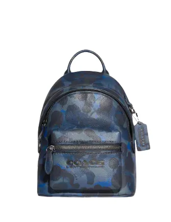 Coach Charter Backpack 18 With Camo Print