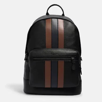 West Backpack With Varsity Stripe