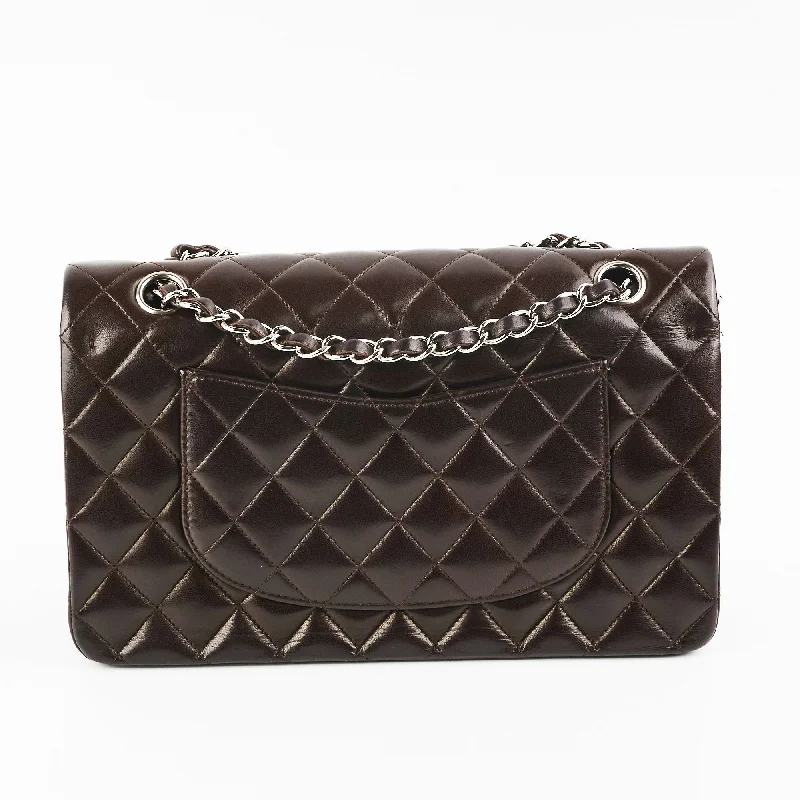 Chanel Medium/Large Classic Double Flap Dark Chocolate