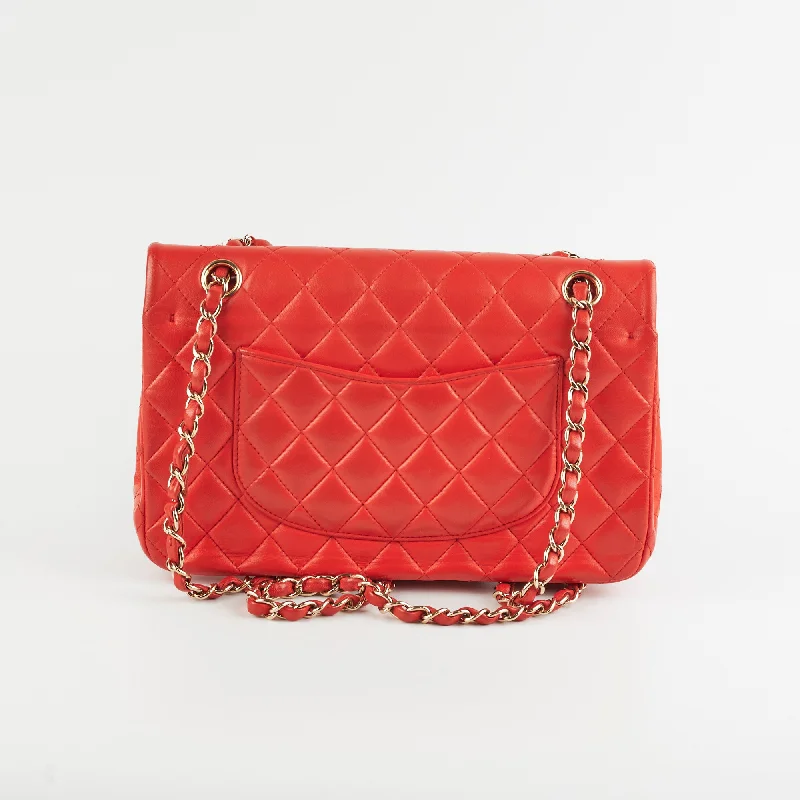 Chanel Medium/Large Classic Double Flap Red