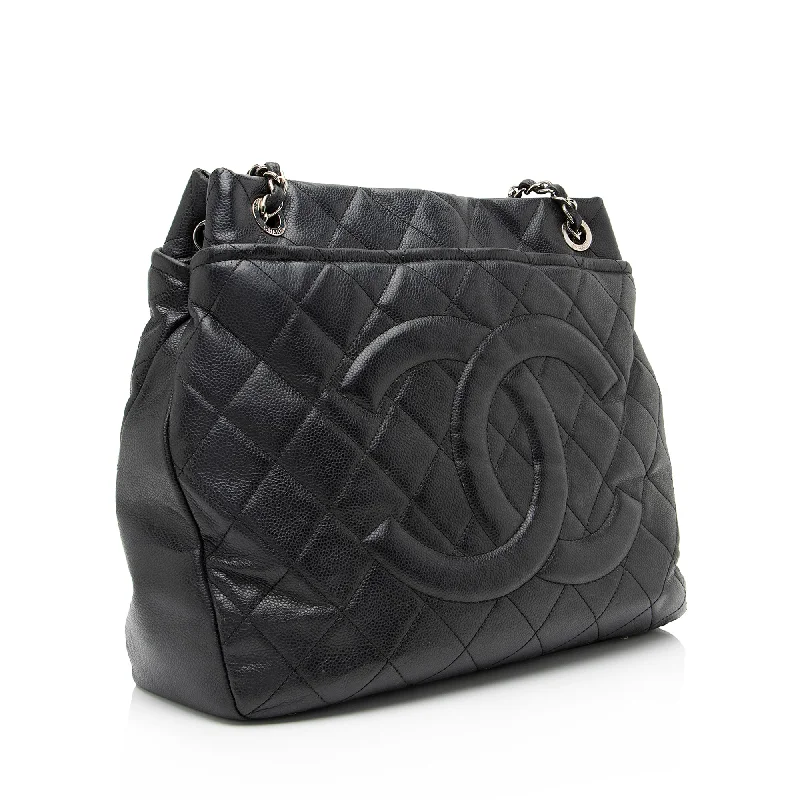 Chanel Caviar Leather Timeless CC Soft Large Tote (23601)