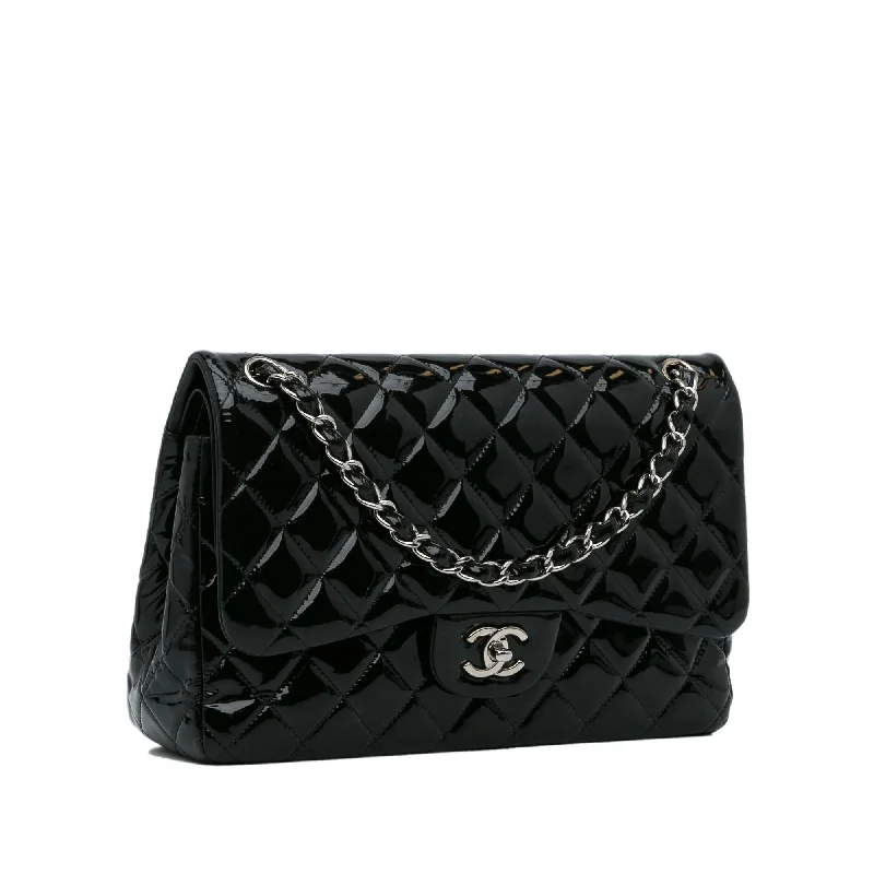 Chanel Jumbo Classic Patent Double Flap (wi4FA2)