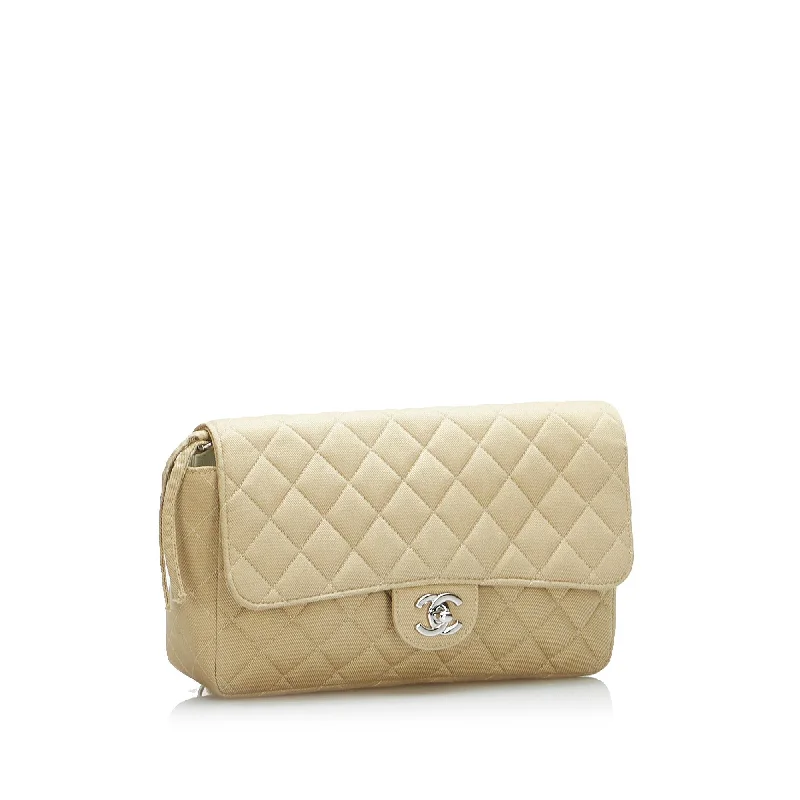 Chanel Medium Classic Jersey Double Flap (Zk5lEO)