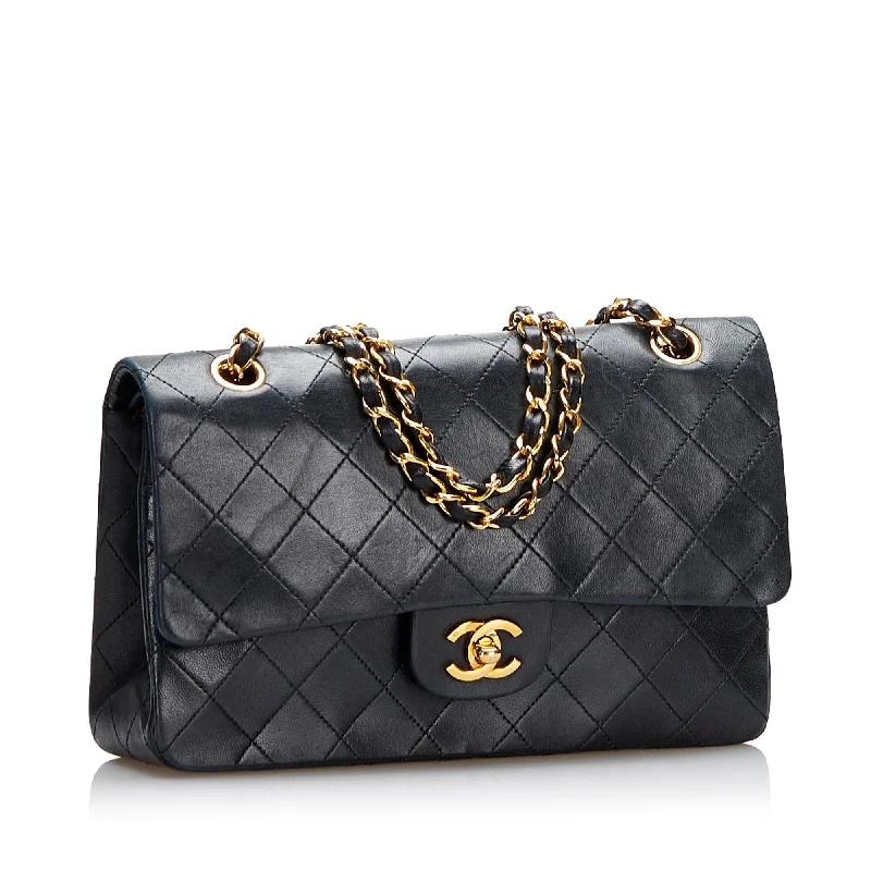 Chanel Medium Classic Lambskin Double Flap (37065)