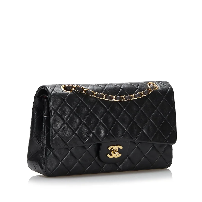 Chanel Medium Classic Lambskin Double Flap (37471)