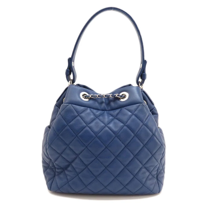 CHANEL matelasse handbag lambskin ladies