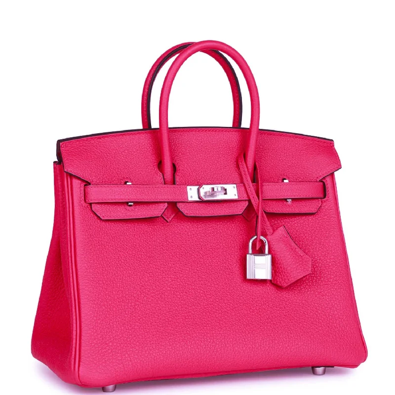 Hermes Birkin 25 Rose Mexico Togo Palladium Hardware