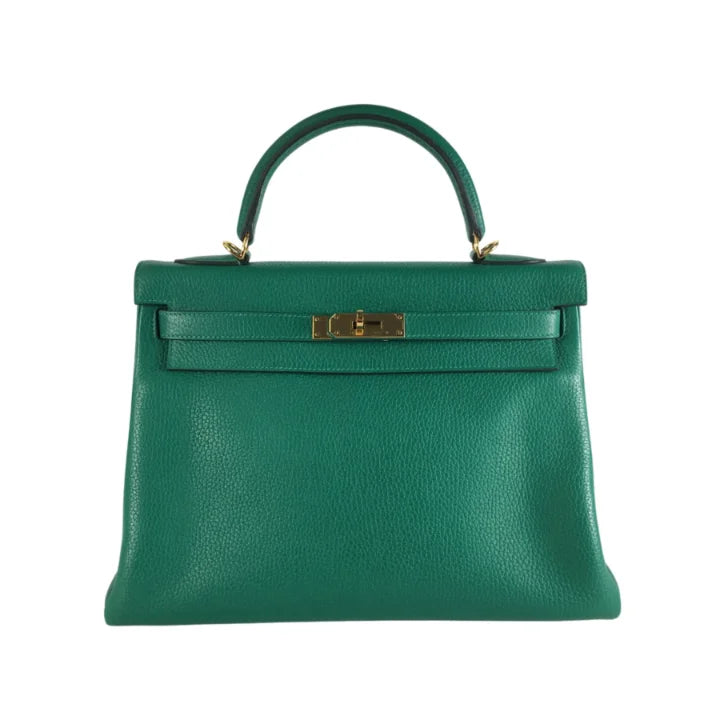 Hermes Kelly 32 Vert Vertigo Clemence