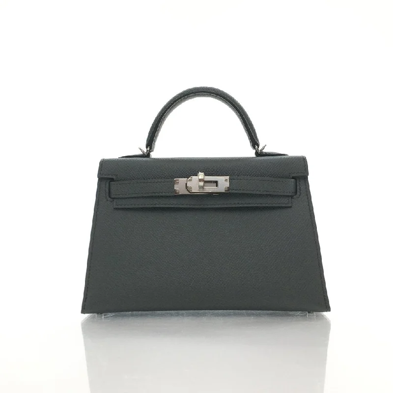 Hermes Mini Kelly Vert Amande Epsom