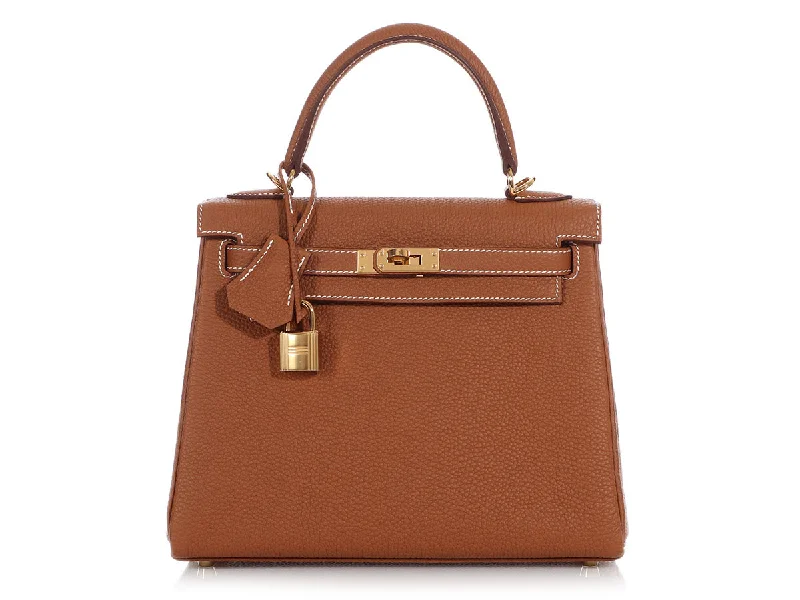 Hermès Gold Togo Kelly 25