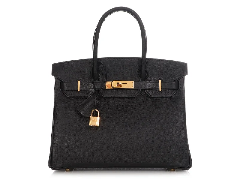 Hermès Black Epsom Birkin 30