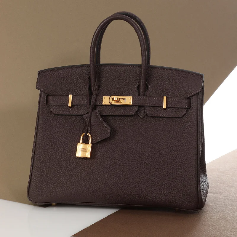 Hermès Chocolate Togo Birkin 25