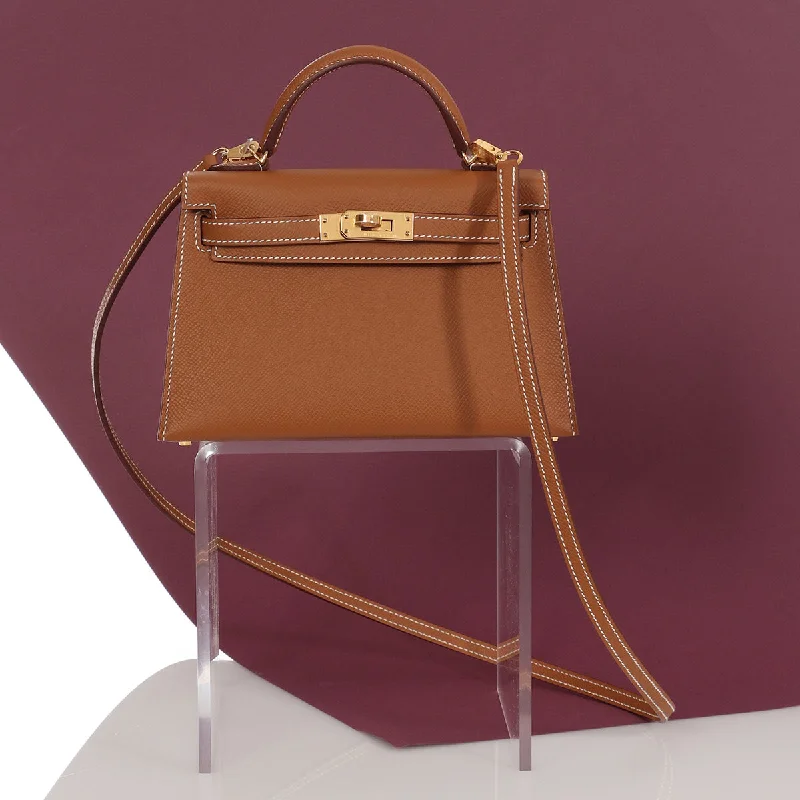 Hermès Gold Epsom Mini Kelly 20