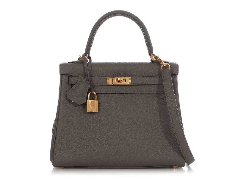 Hermès Etain Togo Kelly 25