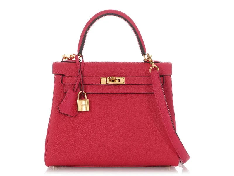 Hermès Framboise Togo Kelly 25