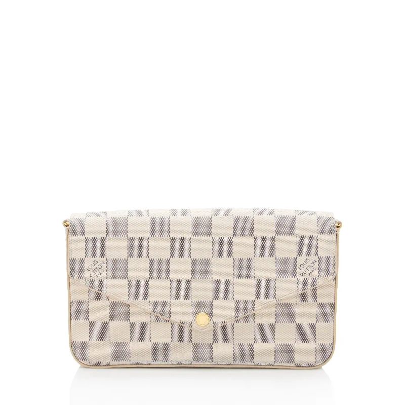 Louis Vuitton Damier Azur Felicie Pochette - FINAL SALE (SHF-z9jSY5)