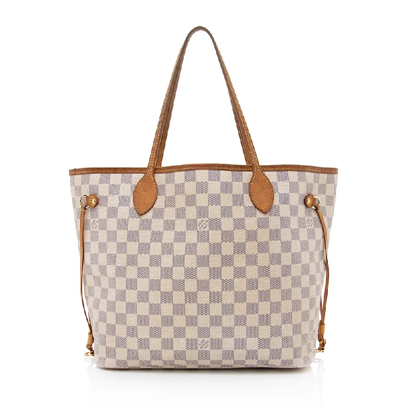 Louis Vuitton Damier Azur Neverfull MM Tote (SHF-19519)