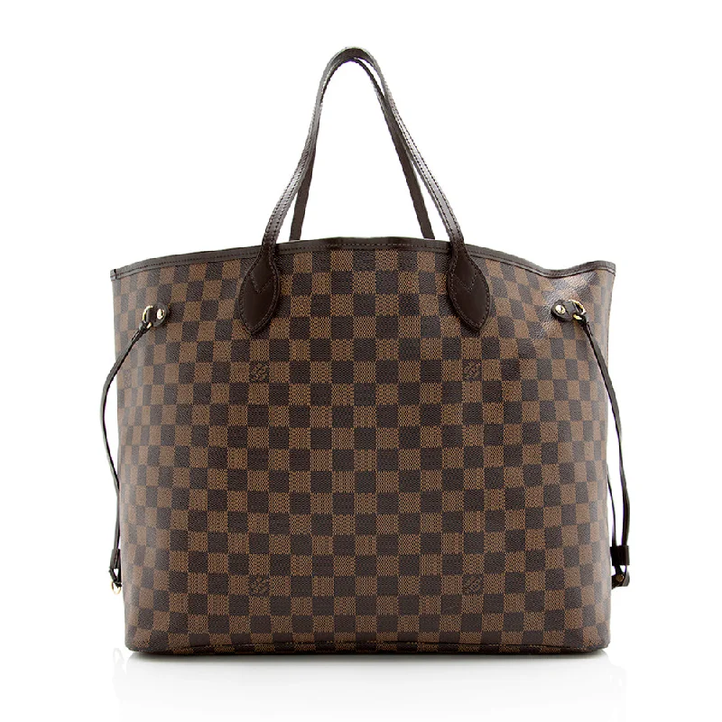 Louis Vuitton Damier Ebene Neverfull GM Tote (SHF-20007)