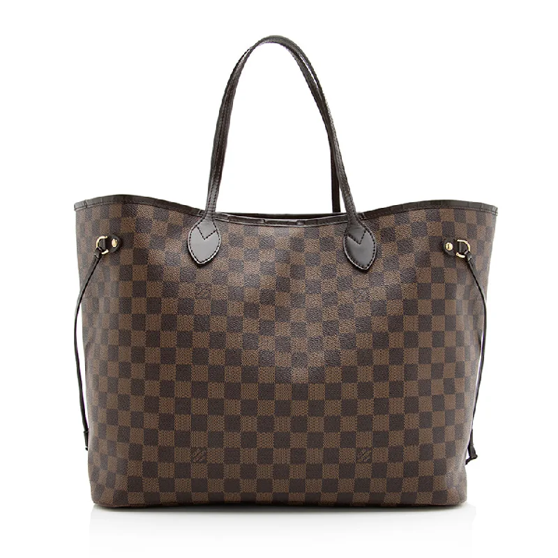 Louis Vuitton Damier Ebene Neverfull GM Tote (SHF-20196)