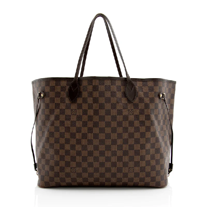 Louis Vuitton Damier Ebene Neverfull GM Tote (SHF-21139)