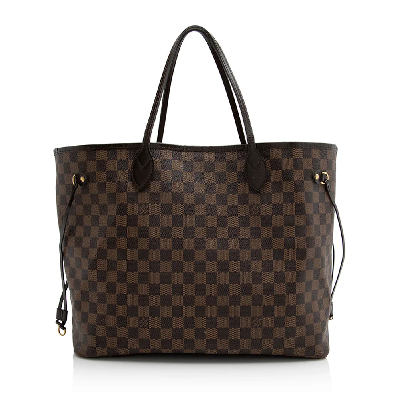 Louis Vuitton Damier Ebene Neverfull GM Tote (SHF-22140)