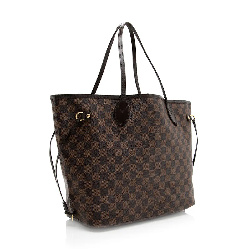 Louis Vuitton Damier Ebene Neverfull MM Tote (SHF-20011)