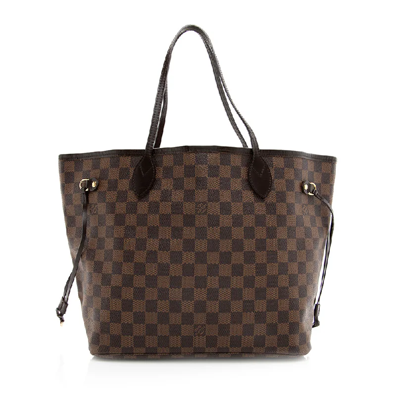 Louis Vuitton Damier Ebene Neverfull MM Tote (SHF-20032)