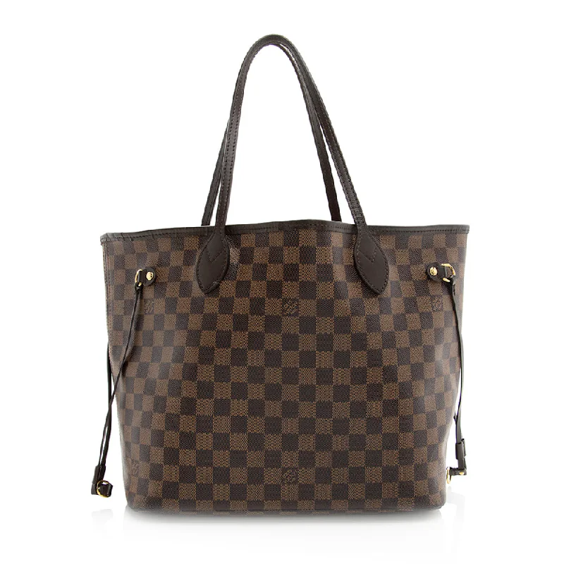 Louis Vuitton Damier Ebene Neverfull MM Tote (SHF-20388)