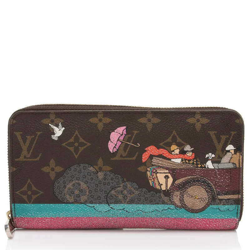 Louis Vuitton Limited Edition Monogram Canvas Animation Zippy Wallet (SHF-BelE8M)