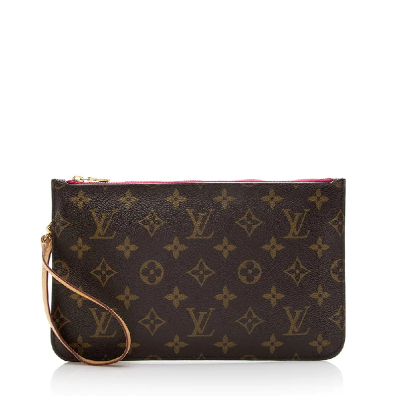 Louis Vuitton Monogram Canvas Neverfull MM Pochette (SHF-17337)