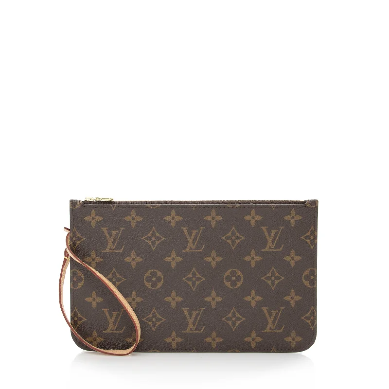 Louis Vuitton Monogram Canvas Neverfull MM Pochette (SHF-22196)