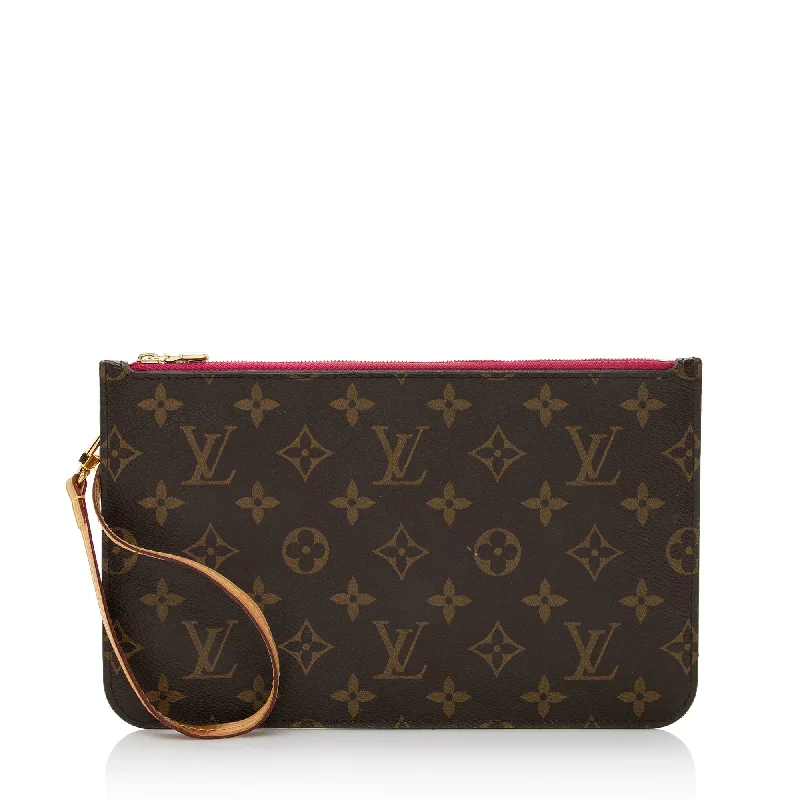 Louis Vuitton Monogram Canvas Neverfull MM Pochette (SHF-22858)