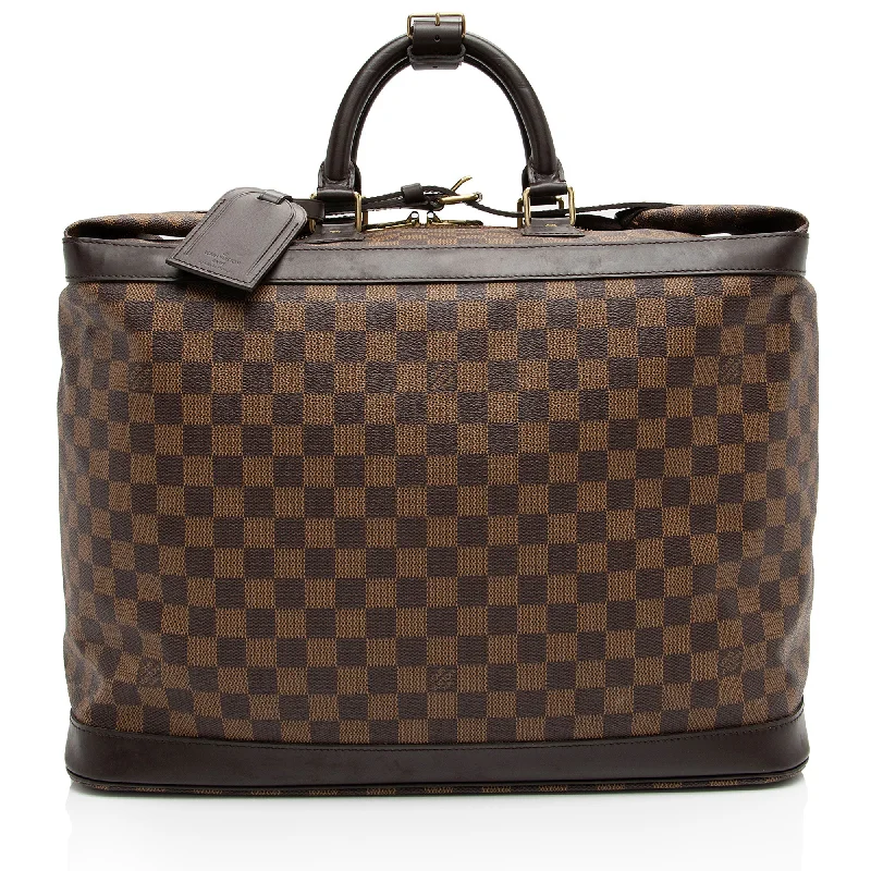 Louis Vuitton Vintage Damier Ebene Centenaire Cruiser 45 Travel Bag (SHF-V4EeZ3)