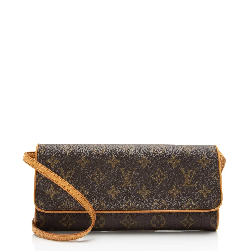 Louis Vuitton Vintage Monogram Canvas Pochette Twin GM Shoulder Bag (SHF-uihtFd)