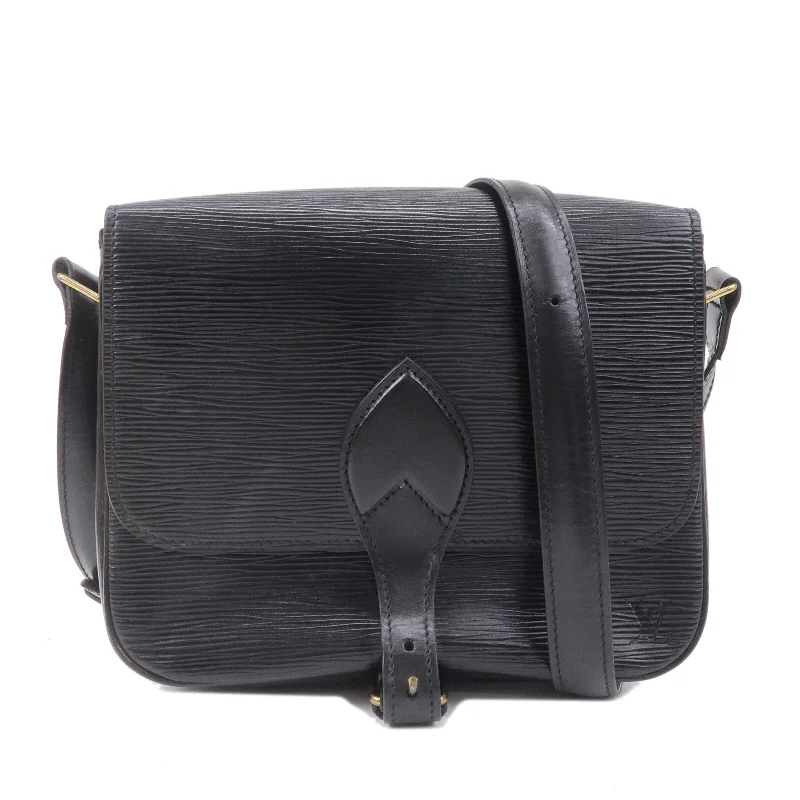 Louis Vuitton Epi Cartouchiere Shoulder Bag Noir Black M52242