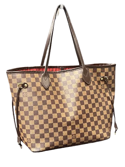 Louis Vuitton Damier Ebene Neverfull Shoulder Bag