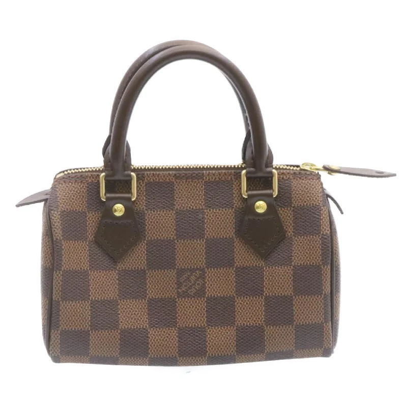 LOUIS VUITTON Damier Ebene Mini Speedy Hand Bag M41534 LV Auth 25202A