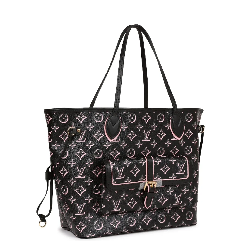 Louis Vuitton Fall For You Black Monogram Neverfull MM