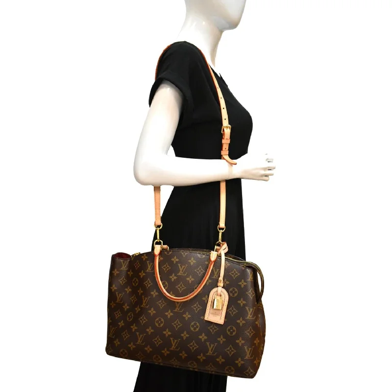 LOUIS VUITTON Grand Palais Monogram Canvas Shoulder Bag Brown