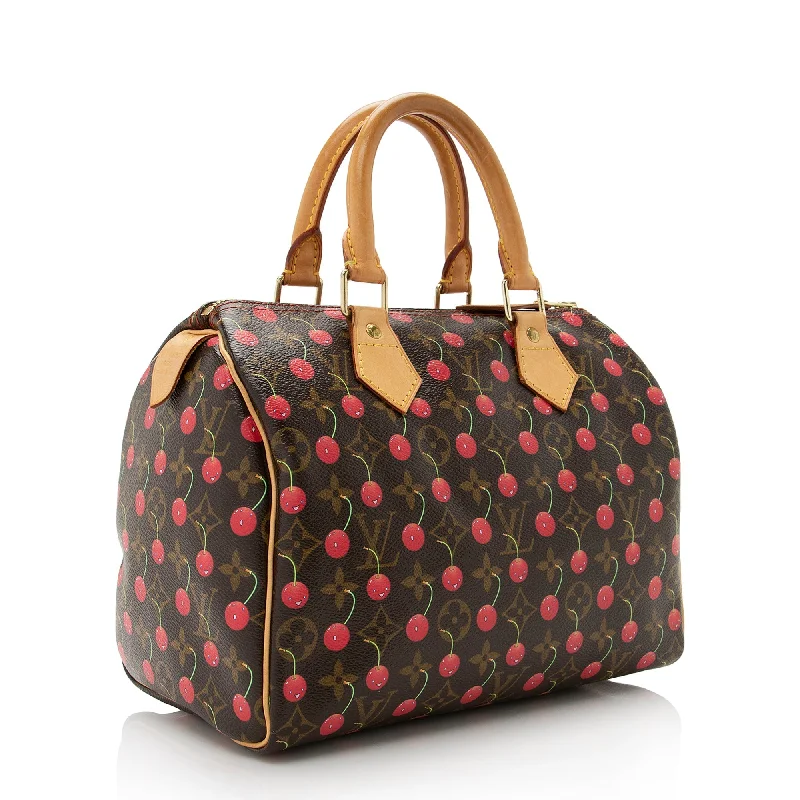 Louis Vuitton Limited Edition Cerises Speedy 25 Satchel (SHF-22166)