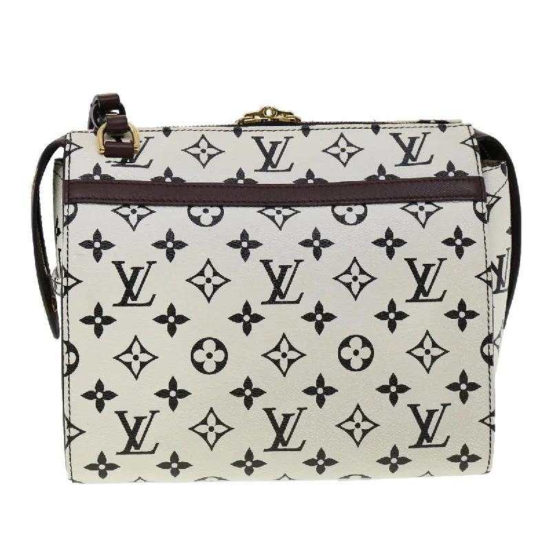 LOUIS VUITTON Monogram Speedy Amazon PM Shoulder Bag White M42210 LV Auth 30478A