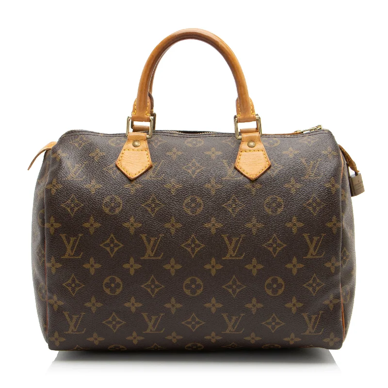 Louis Vuitton Vintage Monogram Canvas Speedy 30 Satchel (SHF-l6hnvV)