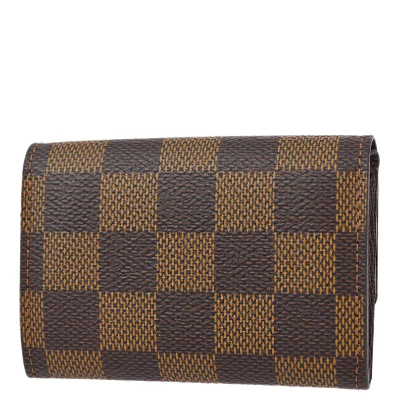 Louis Vuitton Damier Porte Monnaie Plat Coin Case Wallet N61930