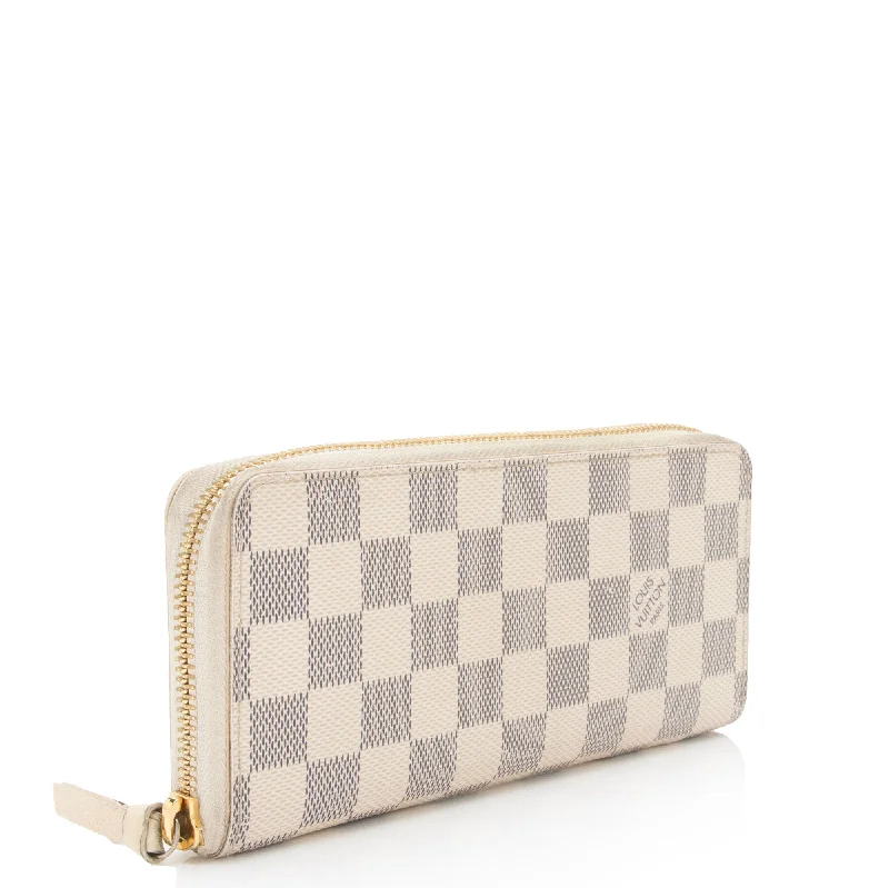 Louis Vuitton Damier Azur Clemence Wallet (SHF-Y8aiC1)