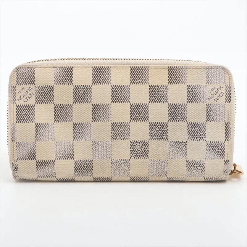 Louis Vuitton Damier Azur Zippy Long Wallet