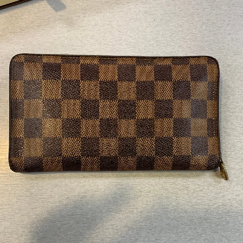 Louis Vuitton Damier Ebene Zip Around Wallet