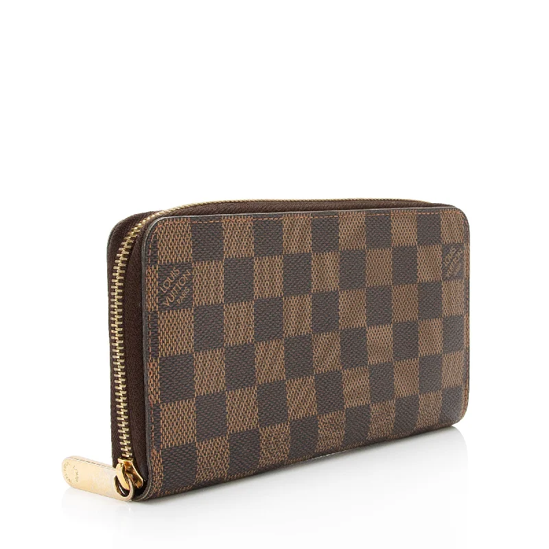 Louis Vuitton Damier Ebene Zippy Wallet (SHF-6R2ow5)