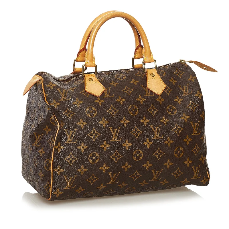 Louis Vuitton Monogram Speedy 30 (SHG-35117)